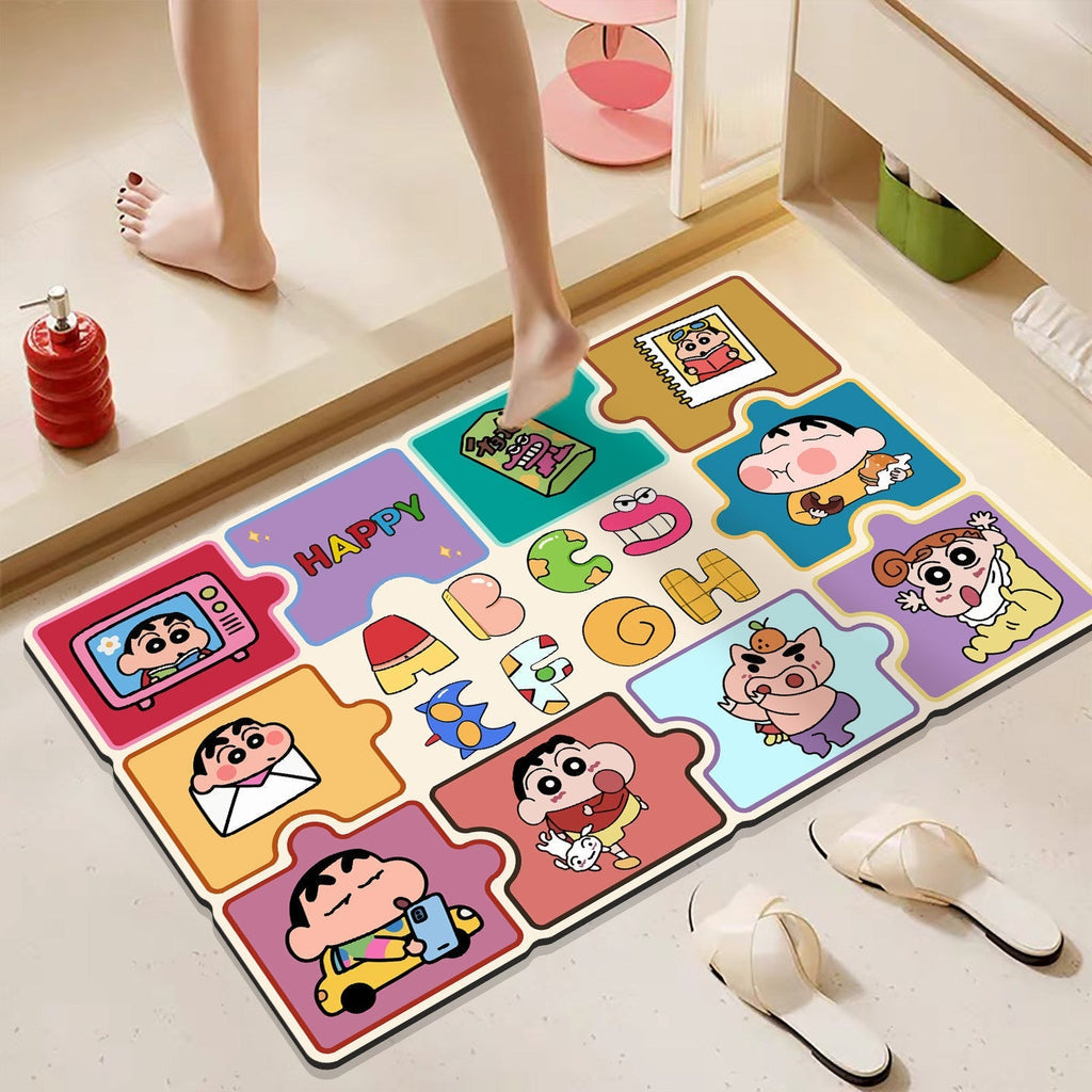 Cartoon Character Bathroom Mat | High & Bury