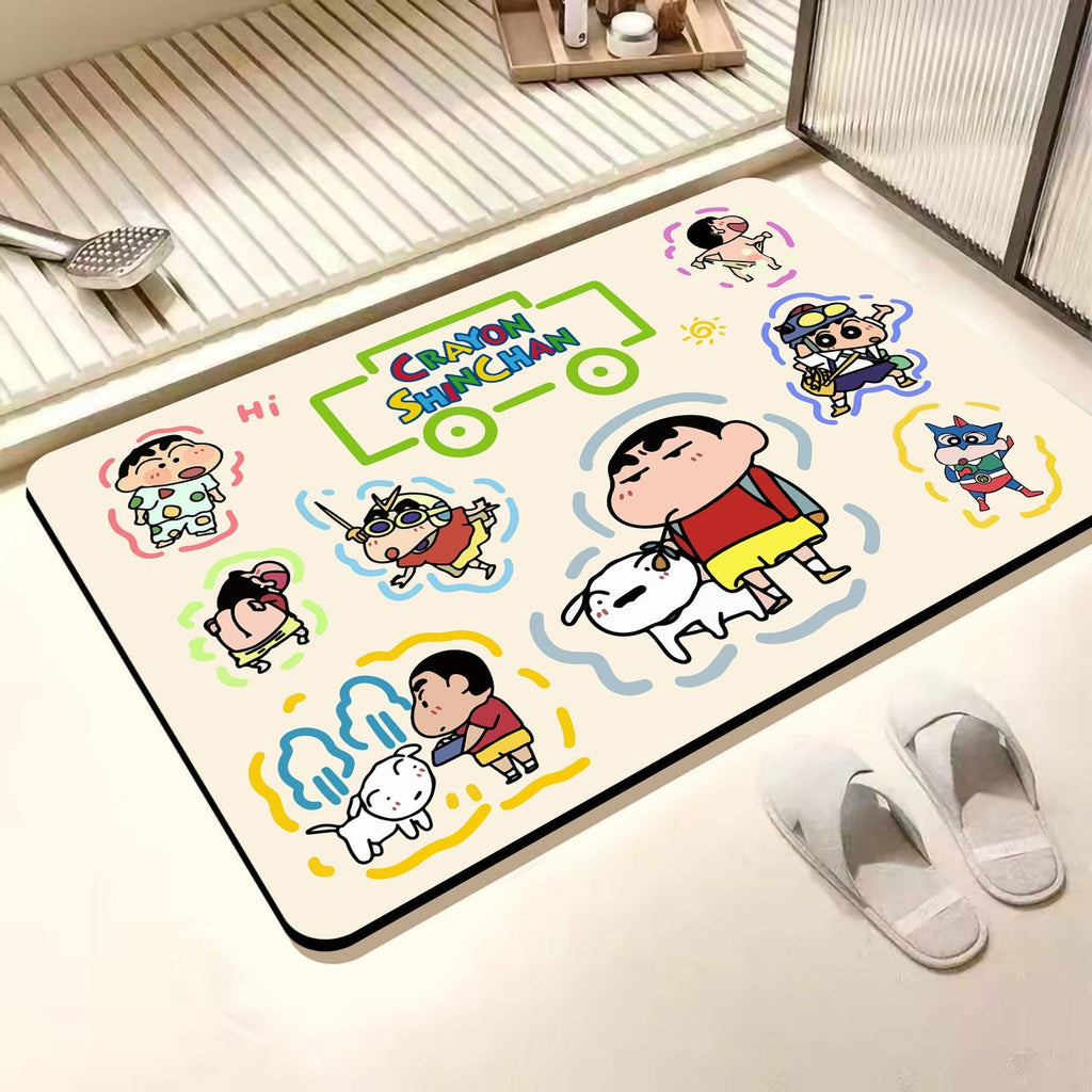 Cartoon Character Bathroom Mat | High & Bury