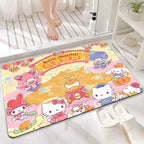 Cartoon Character Memory Foam Bath Mat | High & Bury