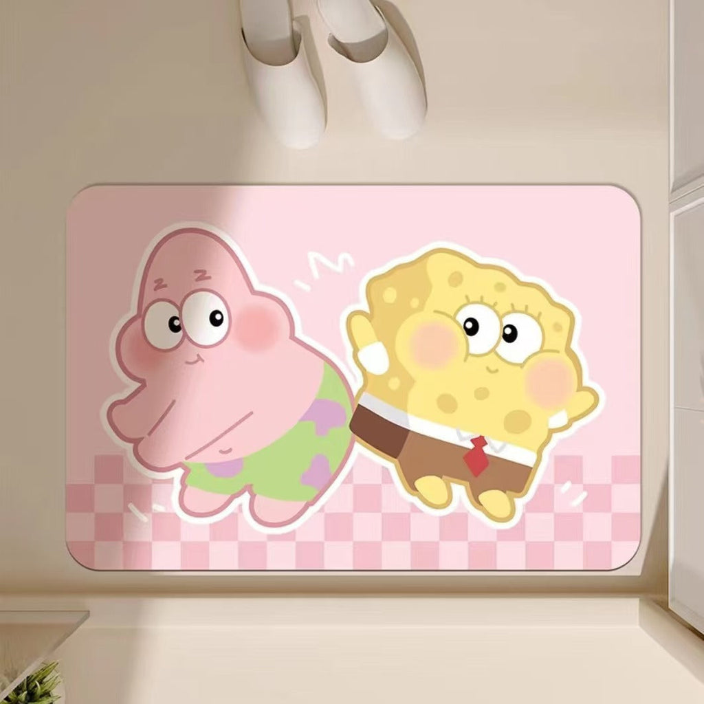 Cartoon Character Themed Bath Mat | High & Bury