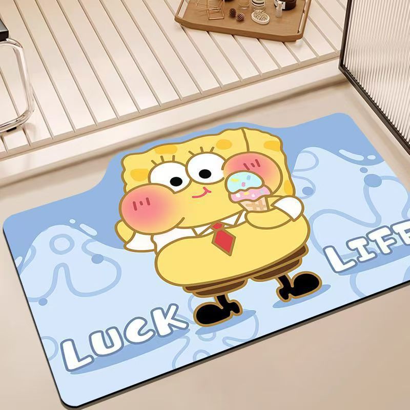 Cartoon Character Themed Bath Mat | High & Bury