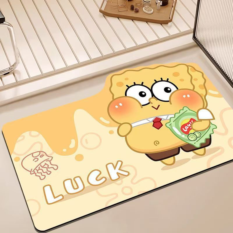 Cartoon Character Themed Bath Mat | High & Bury