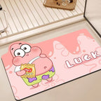 Cartoon Character Themed Bath Mat | High & Bury