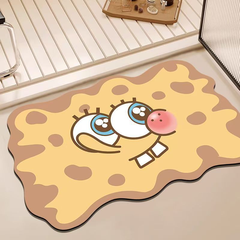 Cartoon Character Themed Bath Mat | High & Bury