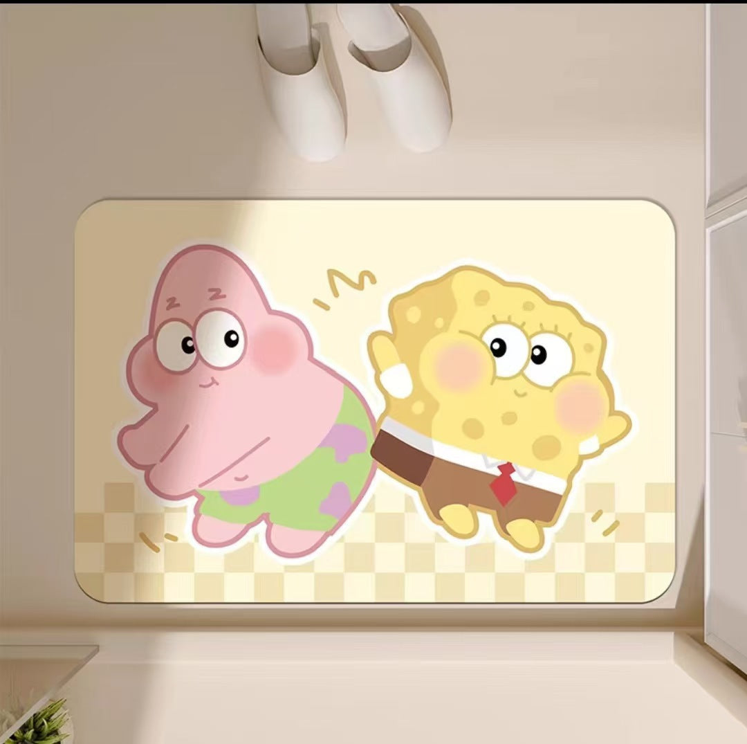 Cartoon Character Themed Bath Mat | High & Bury