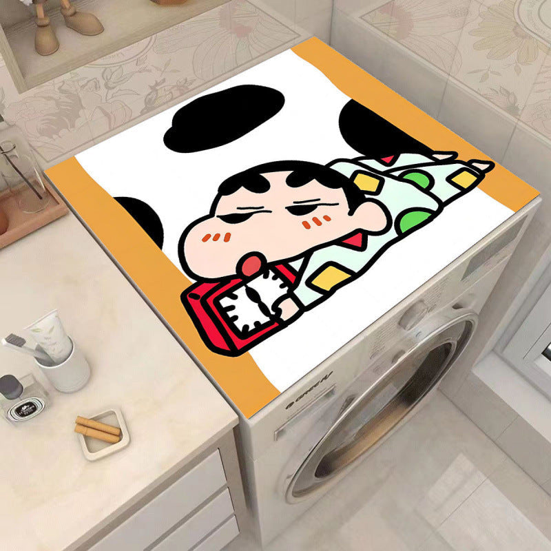 Cartoon Character-Themed Washing Machine Mat | High & Bury