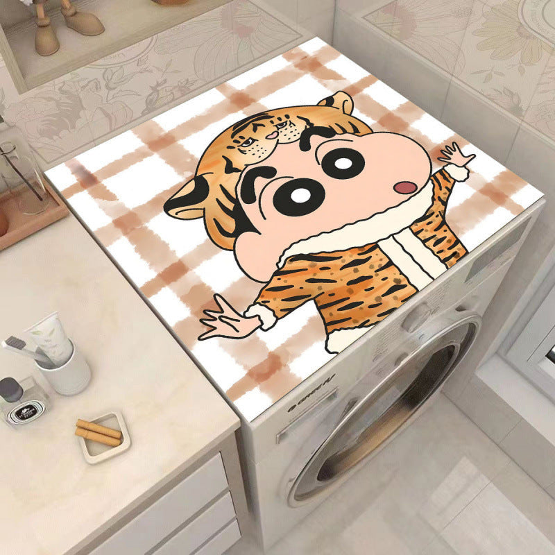 Cartoon Character-Themed Washing Machine Mat | High & Bury