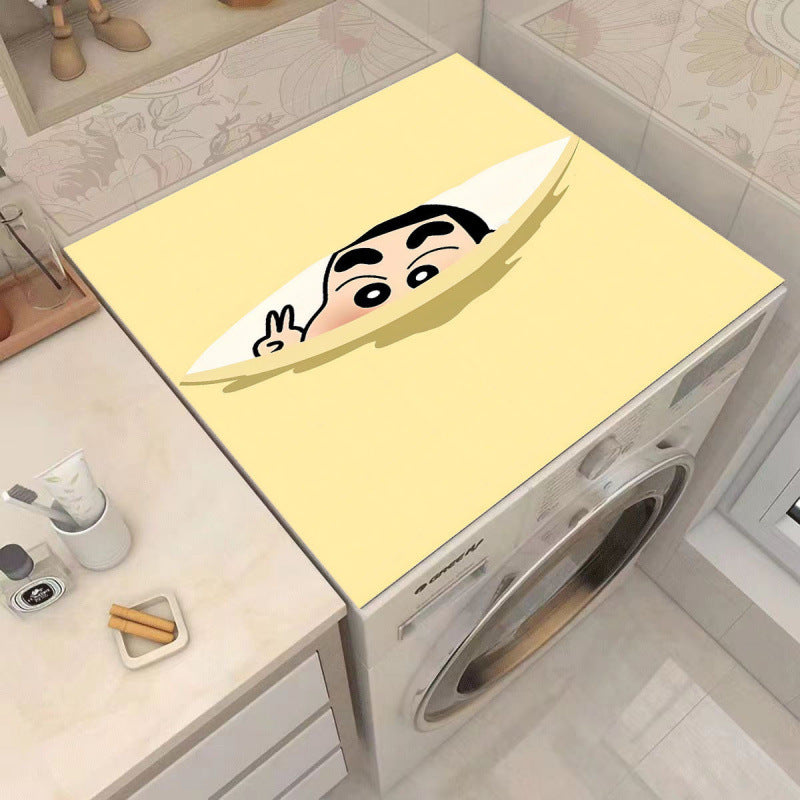 Cartoon Character-Themed Washing Machine Mat | High & Bury