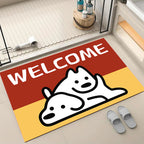 Cartoon Dog-Themed Welcome Mat | High & Bury