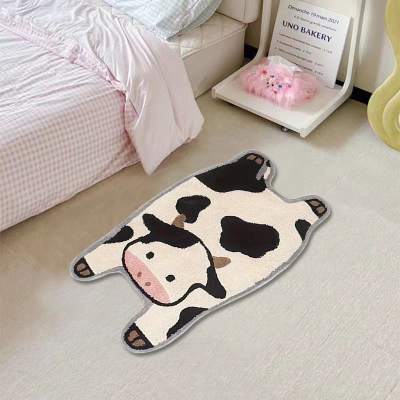 Cartoon Duck Shaped Plush Bath Mat | High & Bury