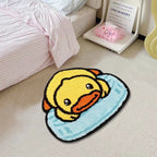 Cartoon Duck Shaped Plush Bath Mat | High & Bury