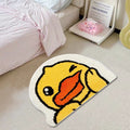 Cartoon Duck Shaped Plush Bath Mat | High & Bury