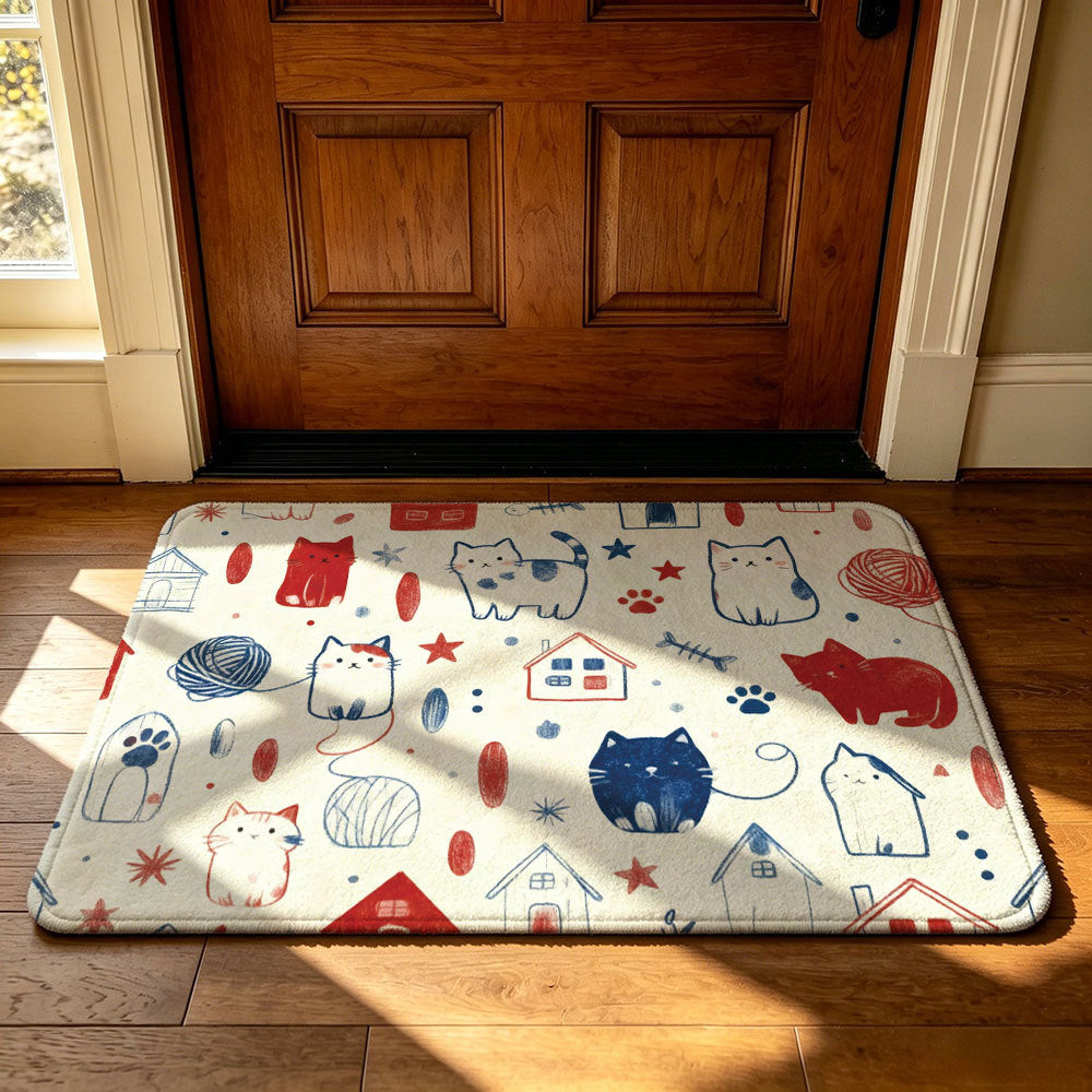 Cartoon-Themed Area Mat | High & Bury