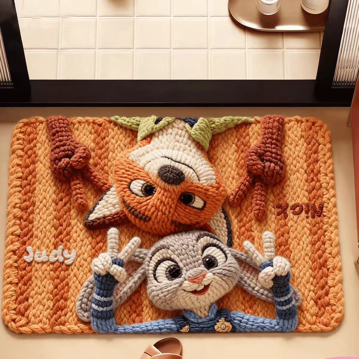 Cartoon-Themed Decorative Area Mat | High & Bury