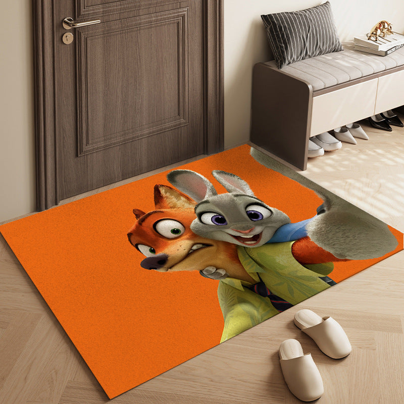 Cartoon-Themed Decorative Area Mat | High & Bury