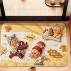 Cartoon-Themed Memory Foam Bath Mat | High & Bury