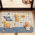 Cartoon-Themed Memory Foam Bath Mat | High & Bury