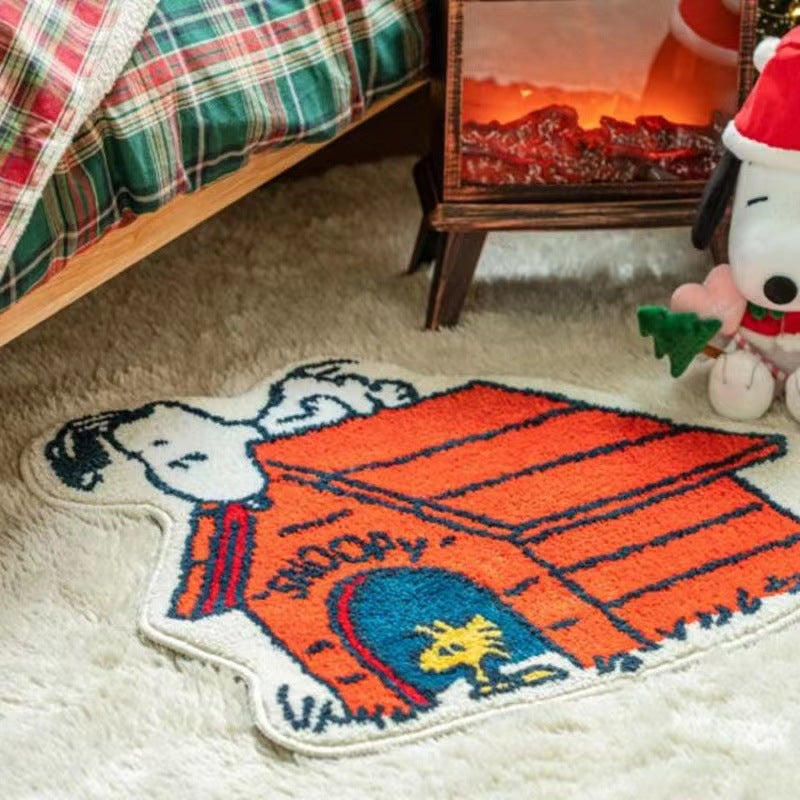 Cartoon-Themed Plush Area Rug | High & Bury