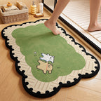 Cartoon-Themed Plush Bath Mat | High & Bury