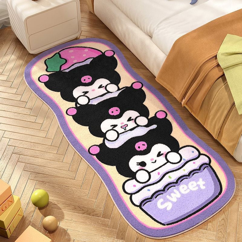 Cartoon-Themed Rectangular Bath Mat | High & Bury