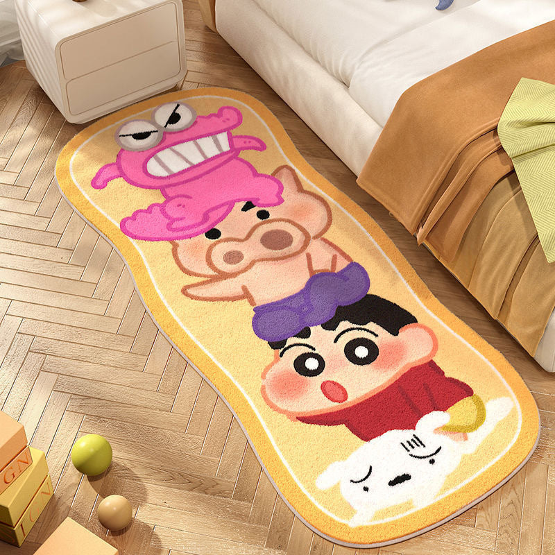 Cartoon-Themed Rectangular Bath Mat | High & Bury