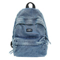 Casual Denim School Backpack with Multiple Pockets and Padded Straps