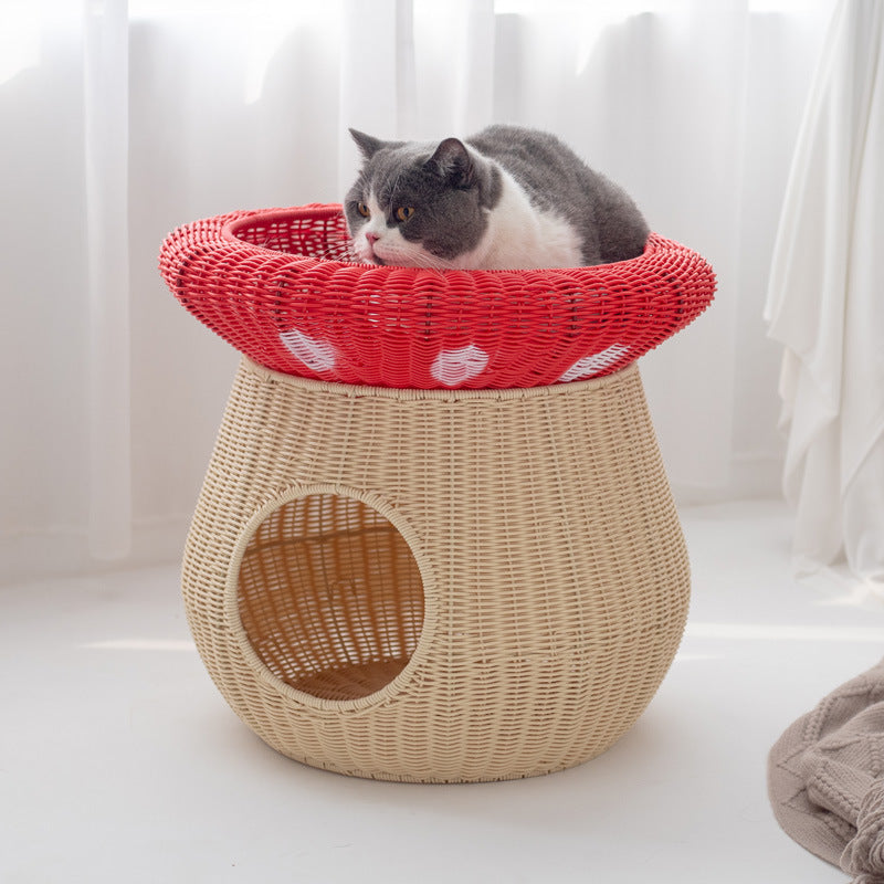 Cat Bed with Integrated Sleeping Area | High & Bury
