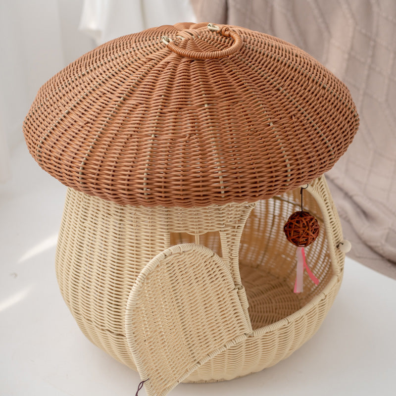 Cat House Woven Natural Fiber | High & Bury