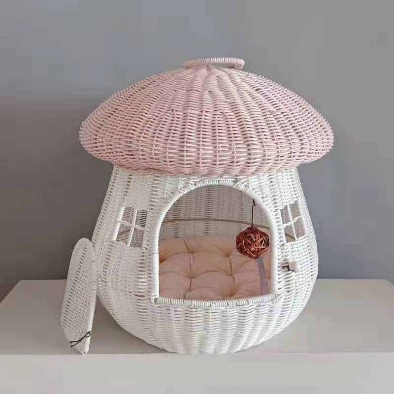 Cat House Woven Natural Fiber | High & Bury