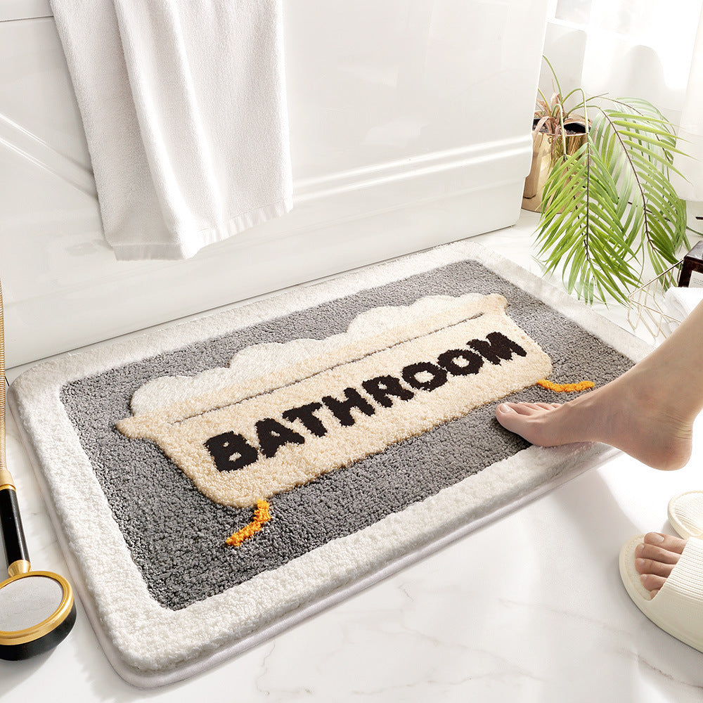 Cat-Themed Bath Mat | High & Bury
