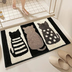 Cat-Themed Bath Mat | High & Bury