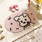 Cat-Themed Plush Bath Mat | High & Bury