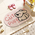Cat-Themed Plush Bath Mat | High & Bury