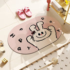 Cat-Themed Plush Bath Mat | High & Bury