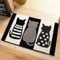 Cat-Themed Plush Floor Mat | High & Bury