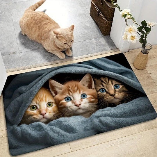 Cat-Themed Welcome Mat | High & Bury