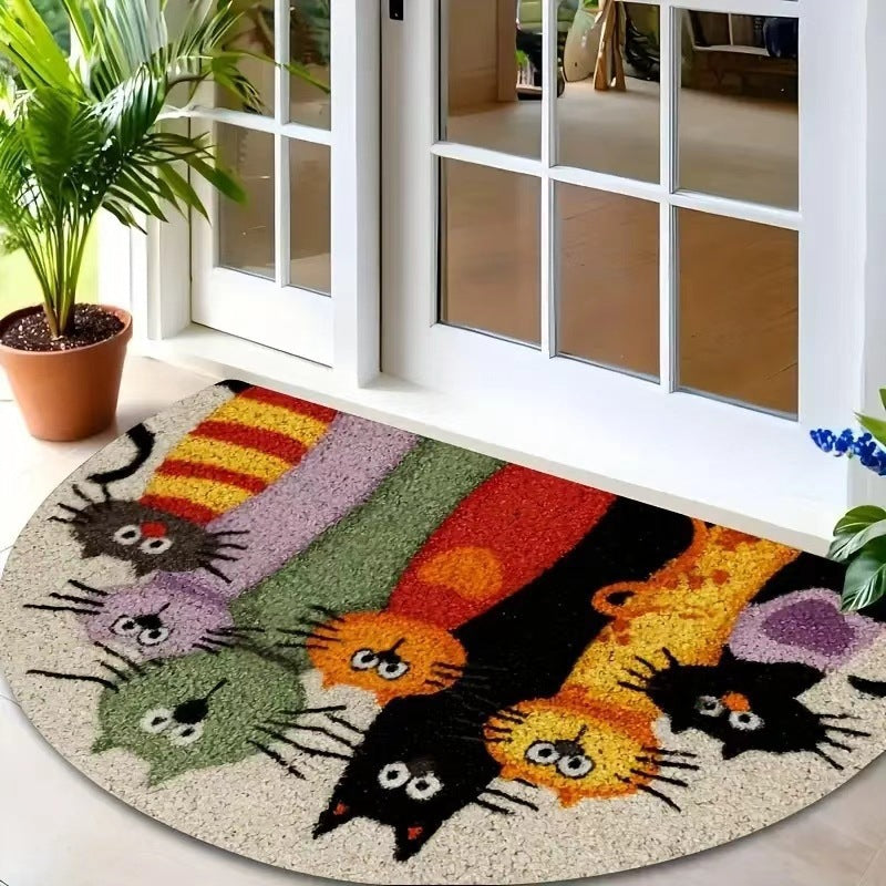 Cat-Themed Welcome Mat | High & Bury