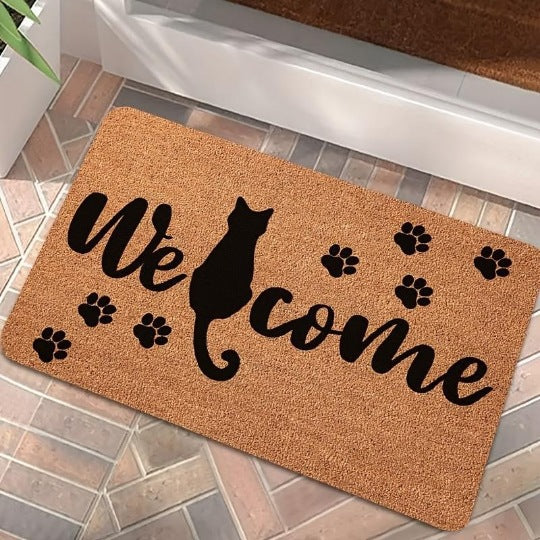 Cat-Themed Welcome Mat | High & Bury
