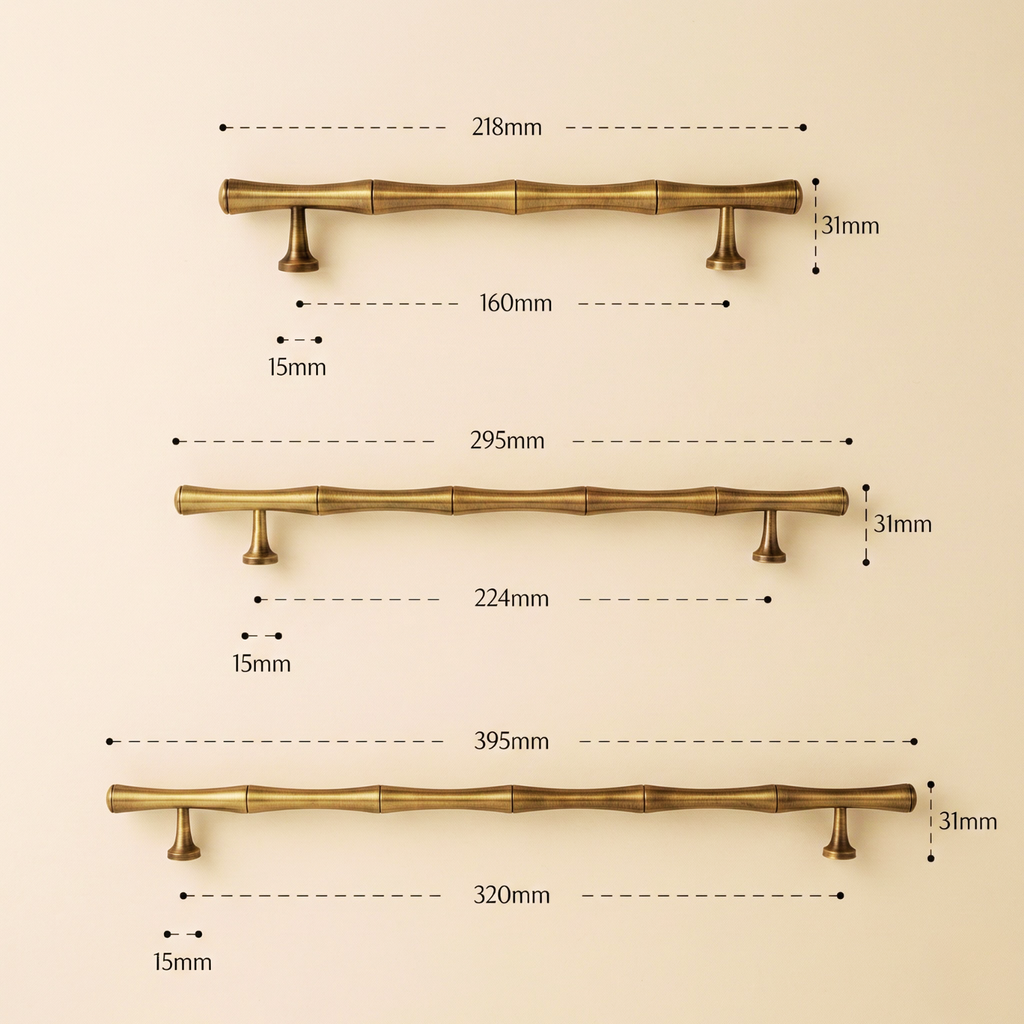 Cedarbrook Solid Brass Cabinet Handle
