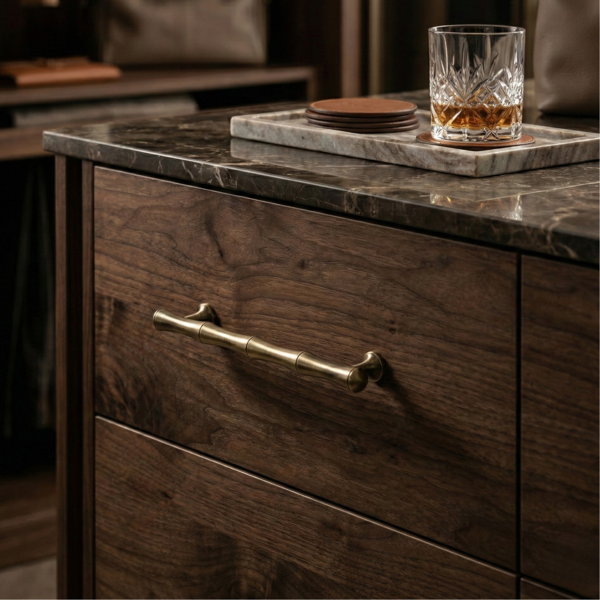 Cedarbrook Solid Brass Cabinet Handle
