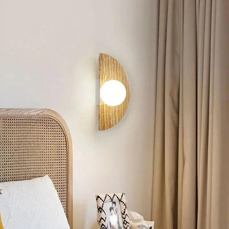 Cedarmont Travertine Wall Lamp