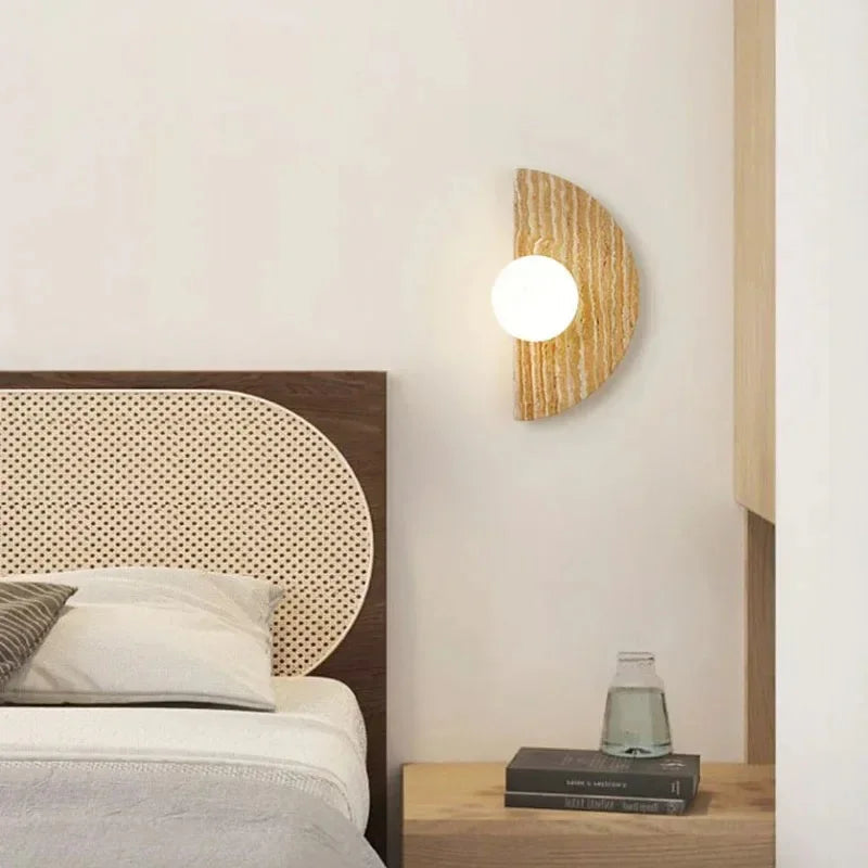 Cedarmont Travertine Wall Lamp