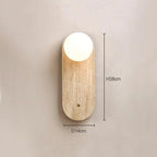 Cedarmont Travertine Wall Lamp - Natural