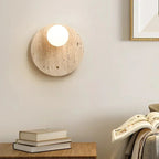 Cedarmont Travertine Wall Lamp - Natural