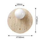 Cedarmont Travertine Wall Lamp - Natural