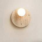 Cedarmont Travertine Wall Lamp - Natural