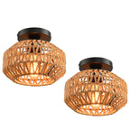 Ceiling Light Soft Textile Metal | High & Bury