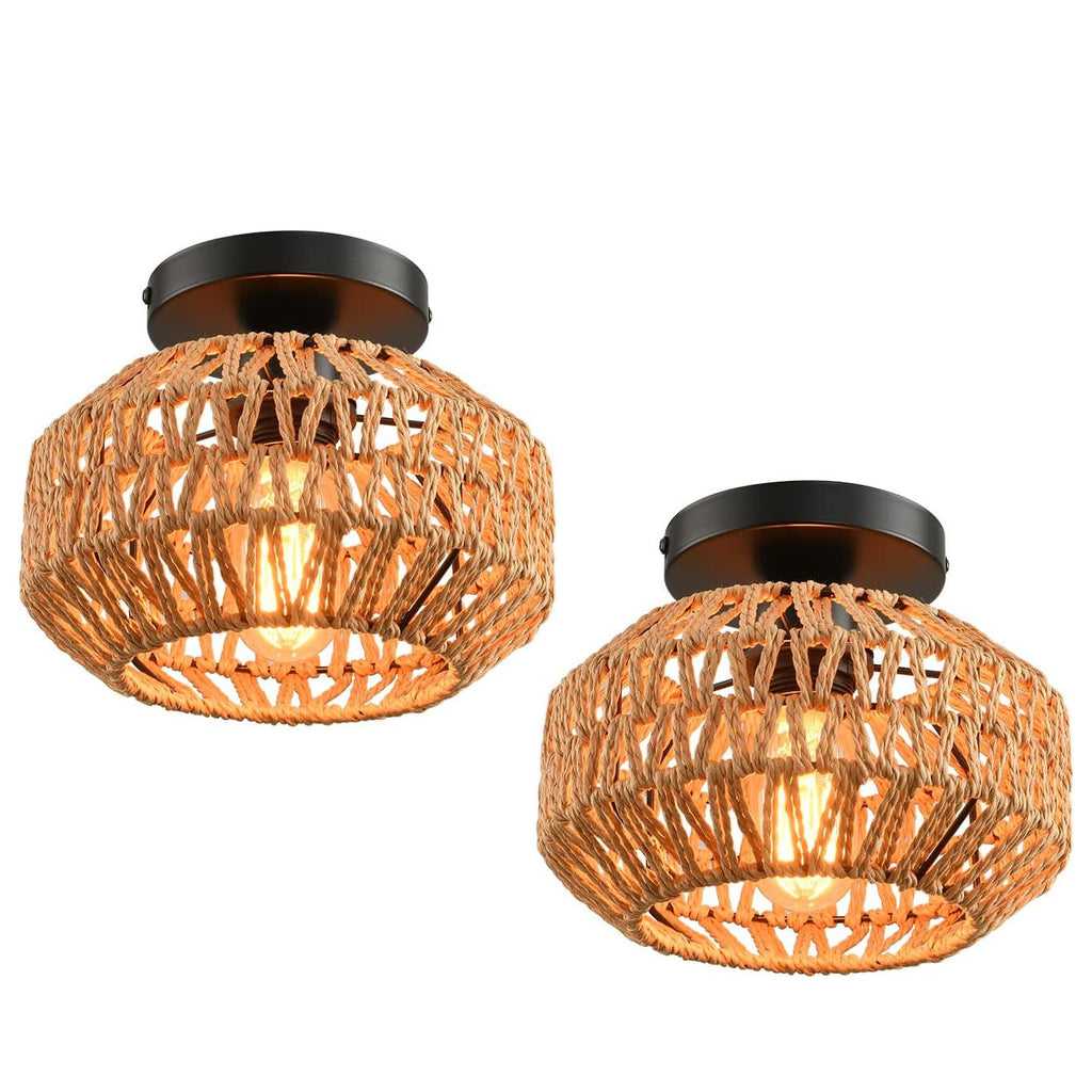 Ceiling Light Soft Textile Metal | High & Bury