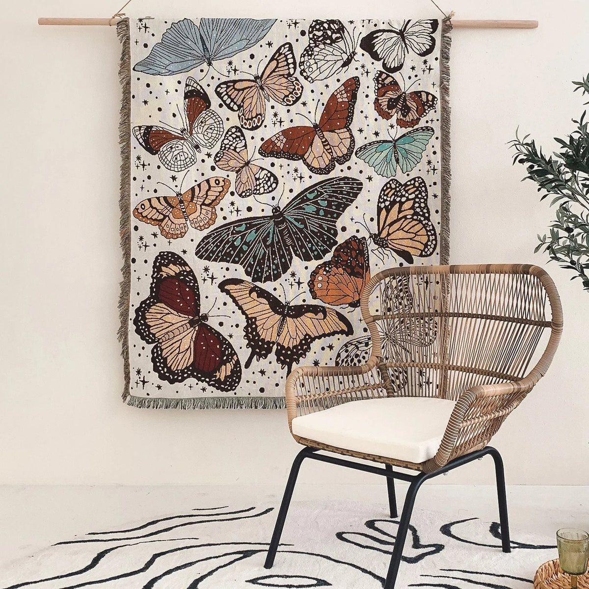 Celmynta Woven Throw Blanket