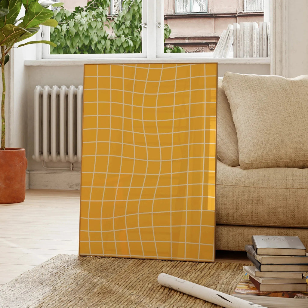 Celressa Yellow Kaldyra Canvas Wall Art